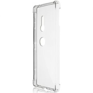 Чехол-накладка силиконовый для Sony Xperia XZ2 / XZ2 Dual (прозрачный) противоударный Brosco