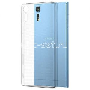 Чехол-накладка силиконовый для Sony Xperia XZs / XZs Dual (прозрачный 0.5мм)