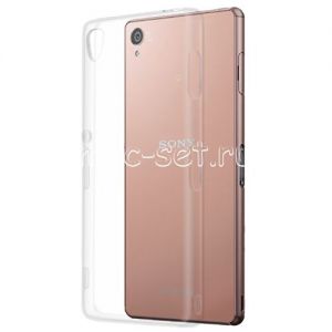Чехол-накладка силиконовый для Sony Xperia Z3 / Z3 Dual (прозрачный 1.0мм)