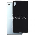 Чехол-накладка силиконовый для Sony Xperia Z3+ / Z4 / Dual (черный 1.2мм)