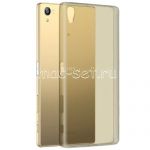 Чехол-накладка силиконовый для Sony Xperia Z5 Premium / Dual (серый 0.5мм)