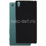 Чехол-накладка силиконовый для Sony Xperia Z5 Premium / Dual (черный 1.2мм)