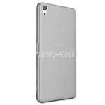 Чехол-накладка силиконовый для Sony Xperia X / X Dual (серый 0.5мм)