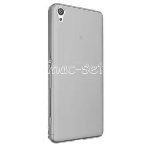 Чехол-накладка силиконовый для Sony Xperia XA / XA Dual (серый 0.5мм)