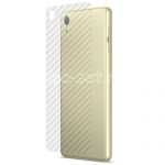 Защитная наклейка для Sony Xperia X / X Dual карбон [задняя] (прозрачная)