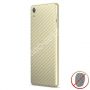 Защитная наклейка для Sony Xperia X / X Dual карбон [задняя] (прозрачная)