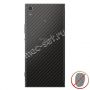 Защитная наклейка для Sony Xperia XA1 Ultra / Dual карбон [задняя] (прозрачная)