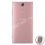 Защитная наклейка для Sony Xperia XA2 / XA2 Dual карбон [задняя] (прозрачная)