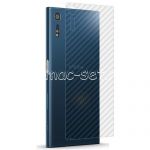 Защитная наклейка для Sony Xperia XZ / XZ Dual карбон [задняя] (прозрачная)