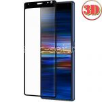 Защитное стекло 3D для Sony Xperia 10 / 10 Dual [изогнутое на весь экран] (черное)
