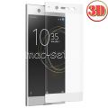 Защитное стекло 3D для Sony Xperia XA1 Ultra / Dual [изогнутое на весь экран] (белое)