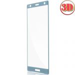 Защитное стекло 3D для Sony Xperia XZ2 / XZ2 Dual [изогнутое на весь экран] Brosco (зеленое)