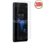 Защитное стекло 3D для Sony Xperia XZ2 Compact [изогнутое на весь экран] (прозрачное)