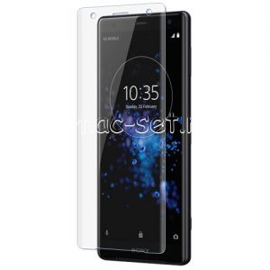 Защитное стекло 3D для Sony Xperia XZ2 / XZ2 Dual [изогнутое на весь экран] (прозрачное)