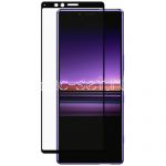 Защитное стекло для Sony Xperia 1 / 1 Dual [на весь экран] (черное)