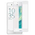 Защитное стекло для Sony Xperia X / X Performance / Dual [на весь экран] (белое)