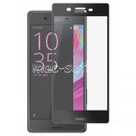 Защитное стекло для Sony Xperia X / X Performance / Dual [на весь экран] (черное)