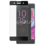 Защитное стекло для Sony Xperia XA / XA Dual [на весь экран] (черное)