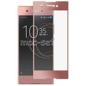 Защитное стекло для Sony Xperia XA1 / XA1 Dual [на весь экран] Aiwo (розовое)