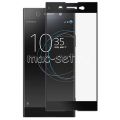 Защитное стекло для Sony Xperia XA1 Ultra / Dual [на весь экран] (черное)