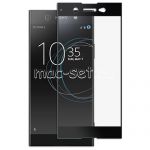 Защитное стекло для Sony Xperia XA1 Ultra / Dual [на весь экран] (черное)