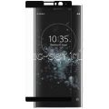 Защитное стекло для Sony Xperia XA2 Plus [на весь экран] (черное)
