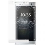 Защитное стекло для Sony Xperia XA2 Ultra / Dual [на весь экран] (белое)