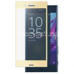 Защитное стекло для Sony Xperia XZ / XZ Dual [на весь экран] Aiwo (золотистое)
