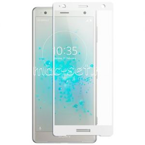 Защитное стекло для Sony Xperia XZ2 / XZ2 Dual [на весь экран] Aiwo (белое)
