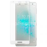 Защитное стекло для Sony Xperia XZ2 / XZ2 Dual [на весь экран] (белое)