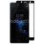 Защитное стекло для Sony Xperia XZ2 Compact [на весь экран] (черное)