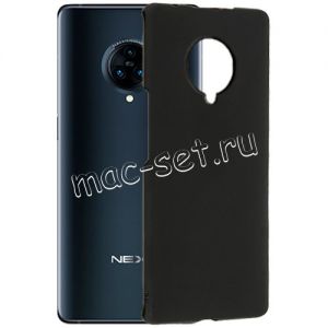 Чехол-накладка силиконовый для VIVO Nex 3 / Nex 3S (черный 1.0мм) матовый