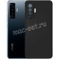 Чехол-накладка силиконовый для VIVO X50 (черный 1.0мм) матовый