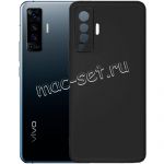 Чехол-накладка силиконовый для VIVO X50 (черный 1.0мм) матовый