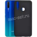 Чехол-накладка силиконовый для VIVO Y12 (черный 1.0мм) матовый