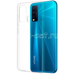 Чехол-накладка силиконовый для VIVO Y30 (прозрачный 1.0мм)