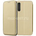 Чехол-книжка кожаный для Xiaomi Mi 9 (золотистый) Fashion Case