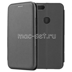 Чехол-книжка кожаный для Xiaomi Mi A1 / Mi5x (черный) Fashion Case