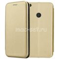 Чехол-книжка кожаный для Xiaomi Mi Max 2 (золотистый) Fashion Case