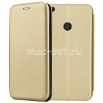 Чехол-книжка кожаный для Xiaomi Mi Max 2 (золотистый) Fashion Case