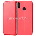 Чехол-книжка кожаный для Xiaomi Mi Max 3 (красный) Fashion Case