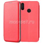 Чехол-книжка кожаный для Xiaomi Mi Max 3 (красный) Fashion Case