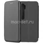 Чехол-книжка кожаный для Xiaomi Mi Note 10 / 10 Pro (черный) Fashion Case