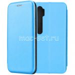 Чехол-книжка кожаный для Xiaomi Mi Note 10 / 10 Pro (голубой) Fashion Case