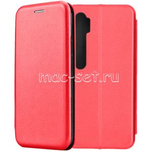Чехол-книжка кожаный для Xiaomi Mi Note 10 / 10 Pro (красный) Fashion Case