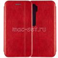 Чехол-книжка кожаный для Xiaomi Mi Note 10 / 10 Pro (красный) Retro Case