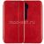 Чехол-книжка кожаный для Xiaomi Mi Note 10 / 10 Pro (красный) Retro Case