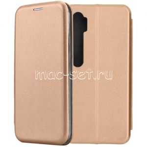 Чехол-книжка кожаный для Xiaomi Mi Note 10 / 10 Pro (розовый) Fashion Case