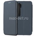 Чехол-книжка кожаный для Xiaomi Mi Note 10 / 10 Pro (синий) Fashion Case