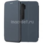 Чехол-книжка кожаный для Xiaomi Mi Note 10 / 10 Pro (синий) Fashion Case